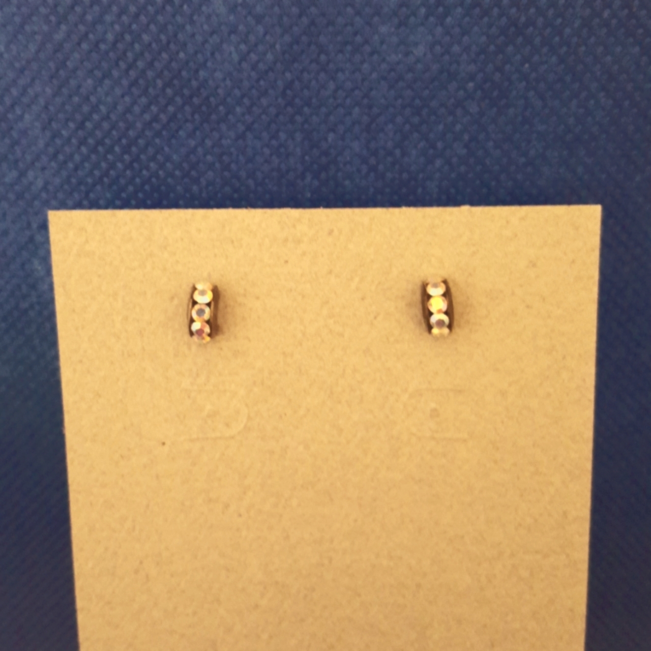 Tiny Crystal Earrings